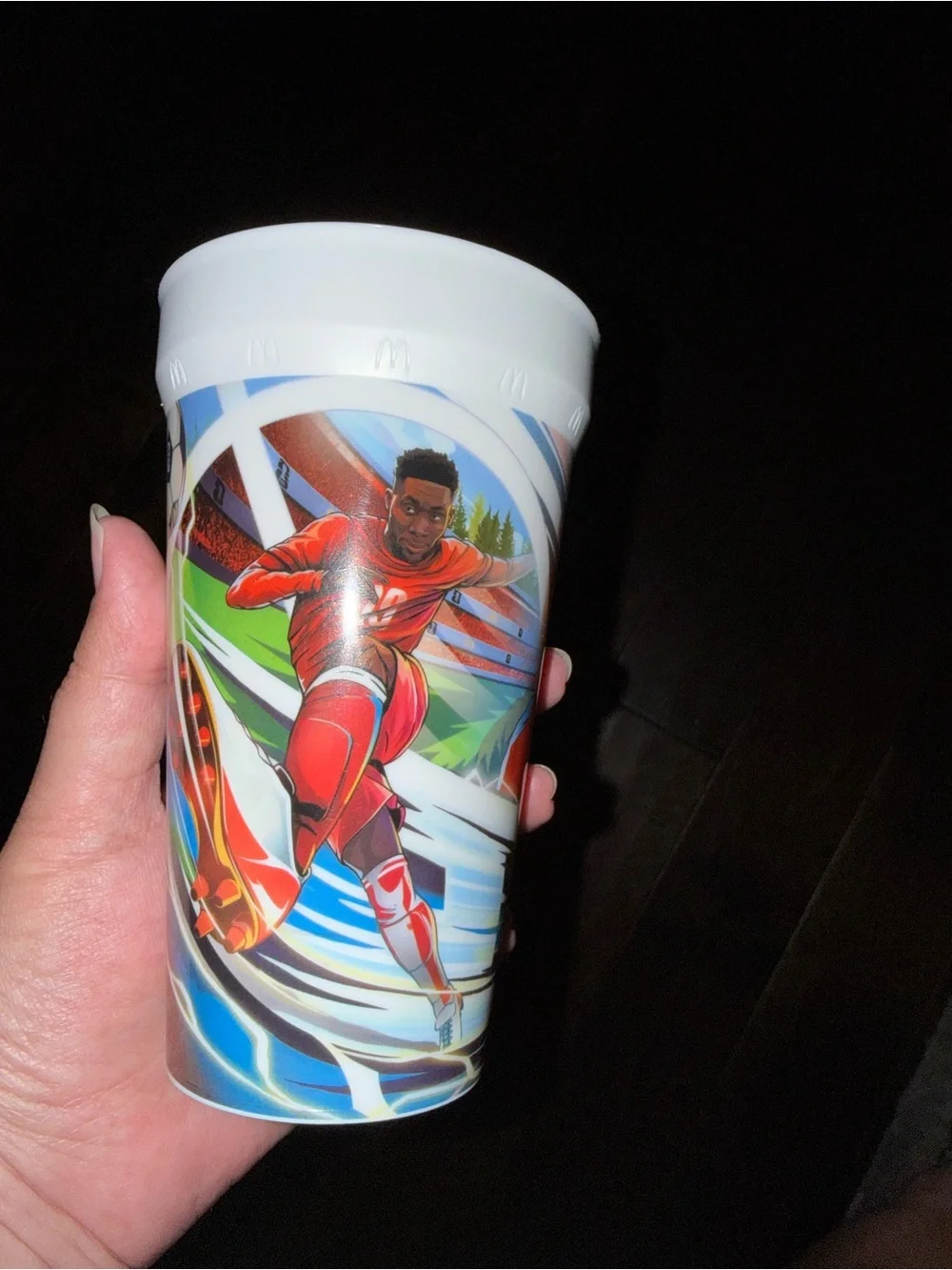 Brand new Davies McDonalds FIFA World Cup cup.  Smoke Free Home Fast Shipping